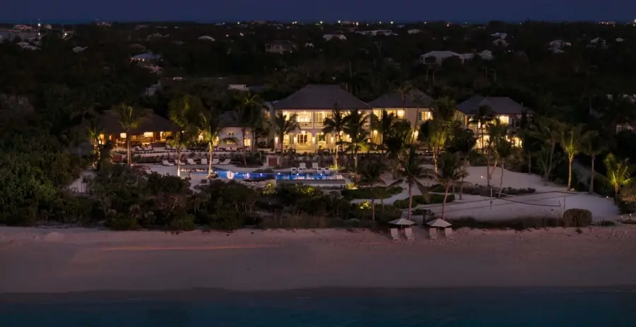Grace Bay luxury estate pool and terrace
